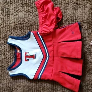 Nike Texas Rangers Baby Girl 12 month cheer uniform